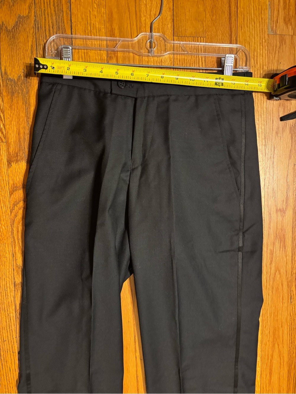 Classic Black Tuxedo 4 piece jacket pants shirt vest - Picture 13 of 17